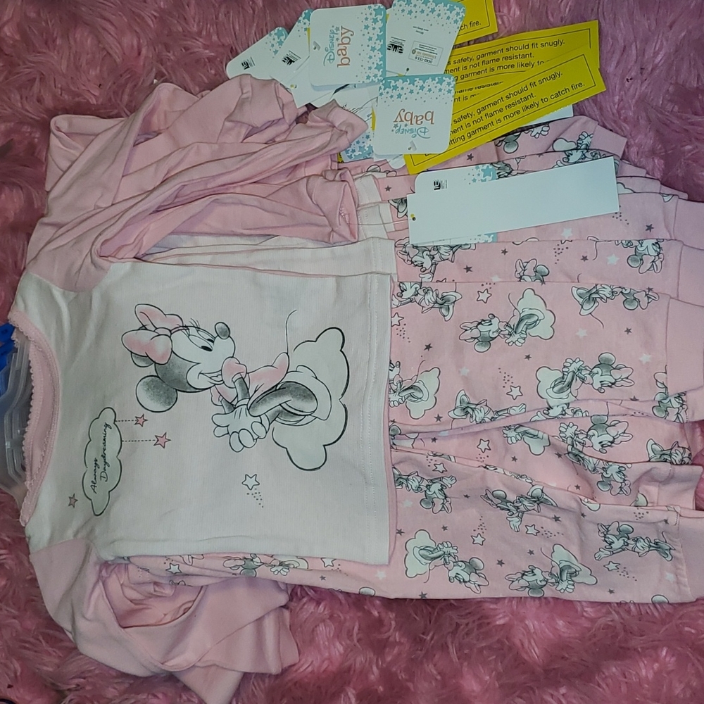 DISNEY BABY MINNI PJ SET SIZE 24 M ONLY - Picture 1 of 4
